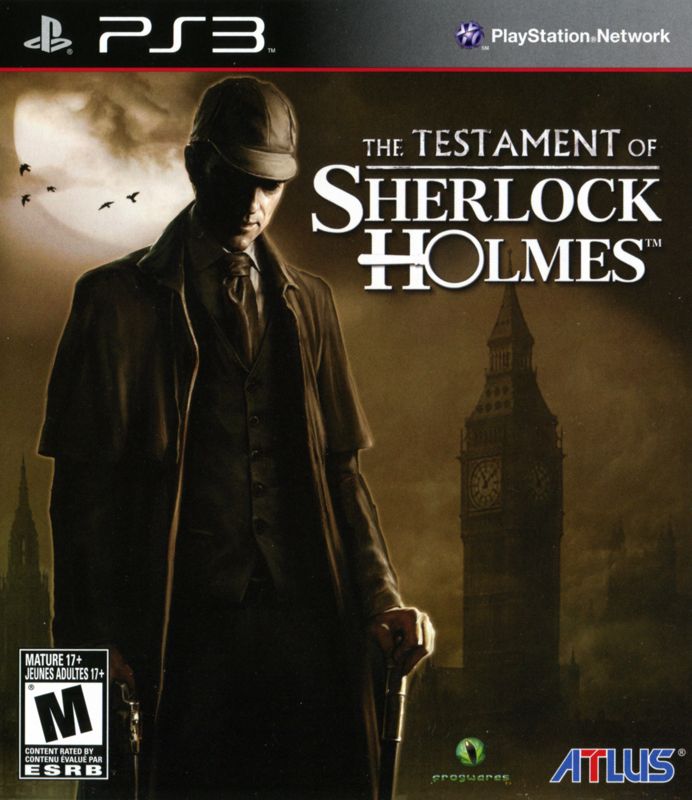 Testament Of Sherlock Holmes box art for Xbox 360